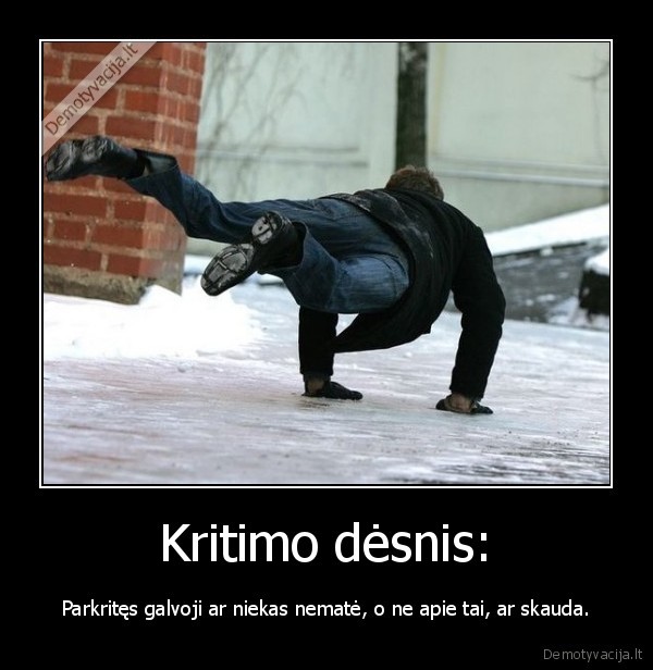 Kritimo dėsnis: