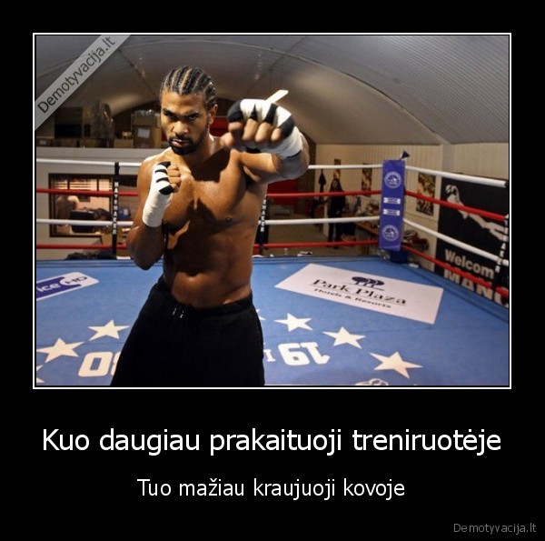 kova, kraujas, treniruote