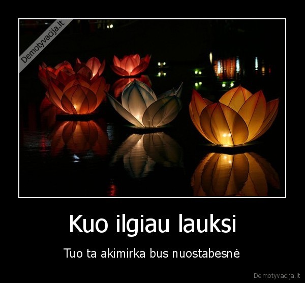 Kuo ilgiau lauksi