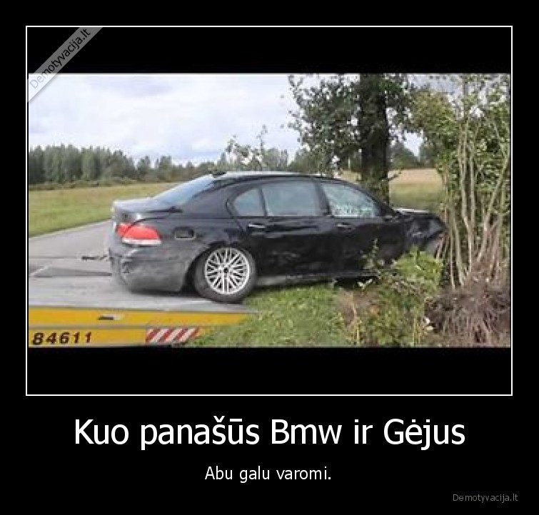 Kuo panašūs Bmw ir Gėjus