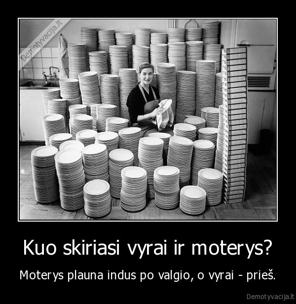 Kuo skiriasi vyrai ir moterys?