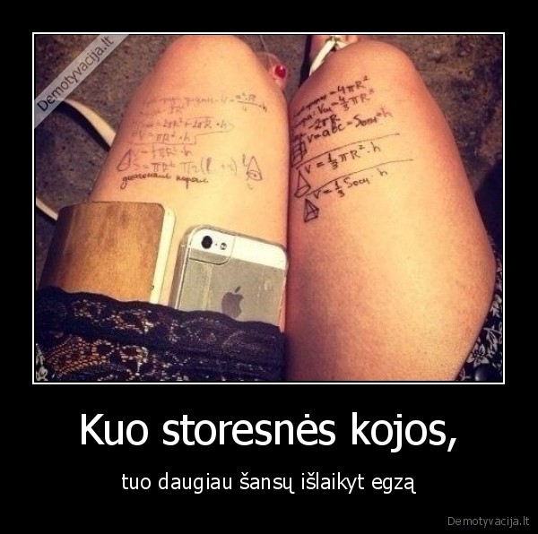egzaminas,kojos