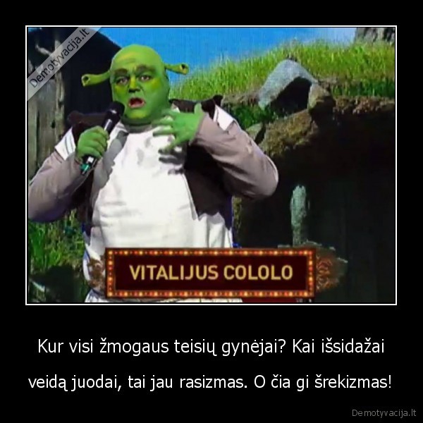 rasizmas,cololo,srekas
