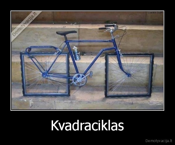 kvadratas,dviratis