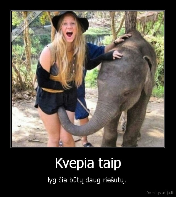 Kvepia taip