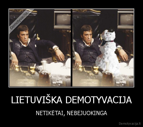 demotyvacija, nejuokinga