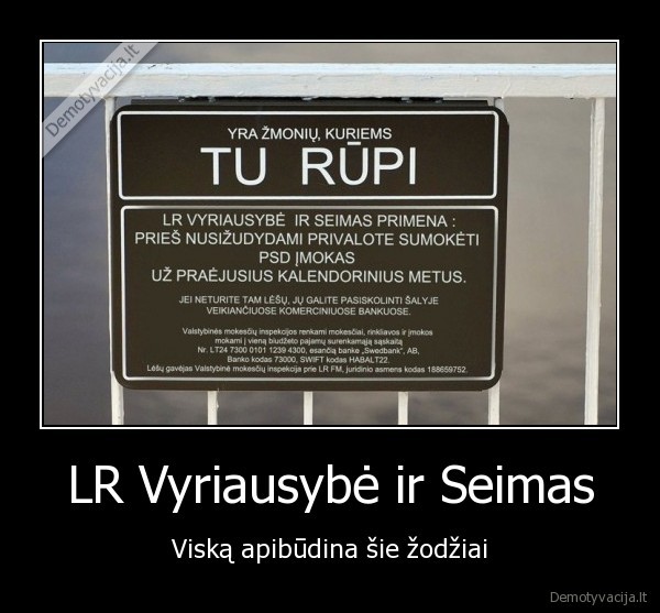 LR Vyriausybė ir Seimas