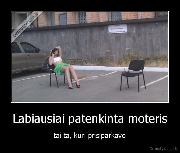 moteris,parkuotis