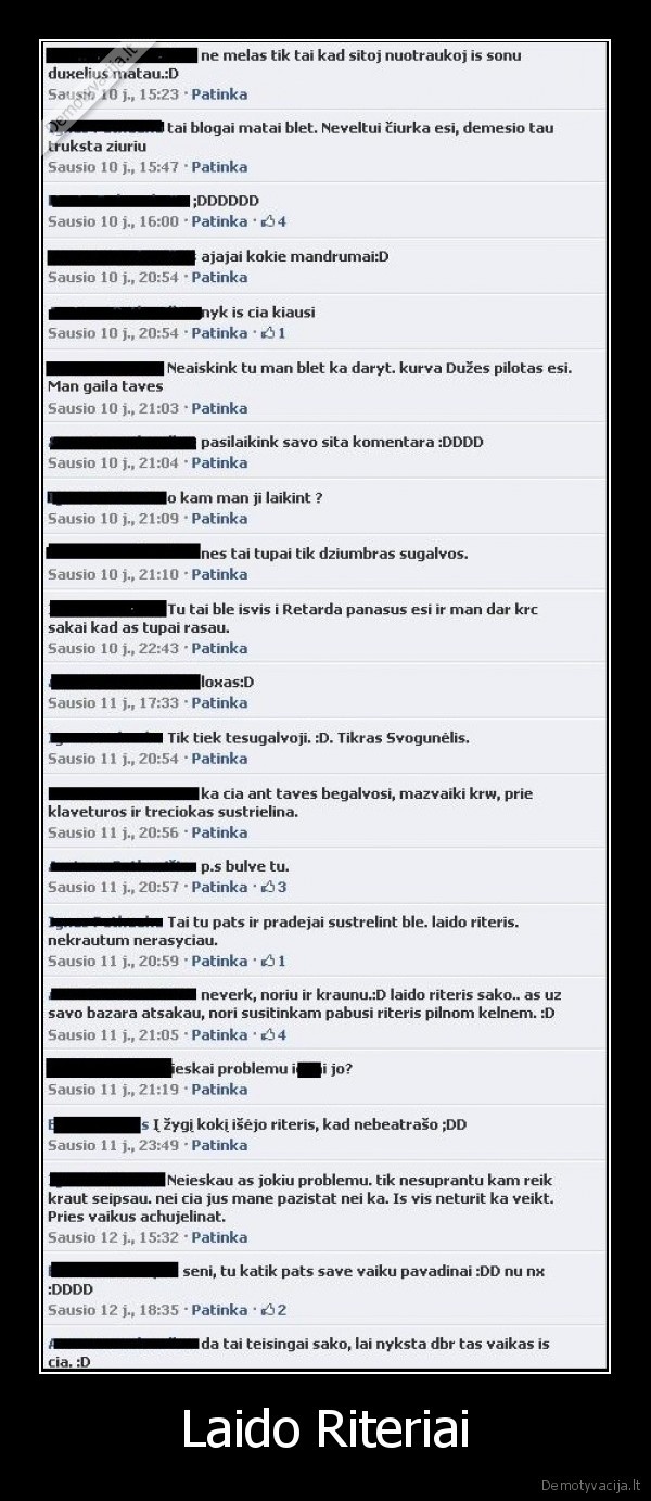 Laido Riteriai
