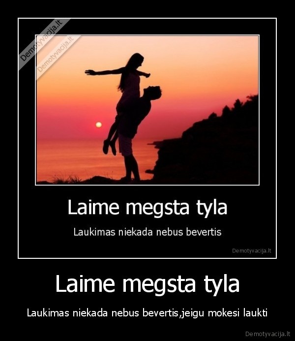 Laime megsta tyla