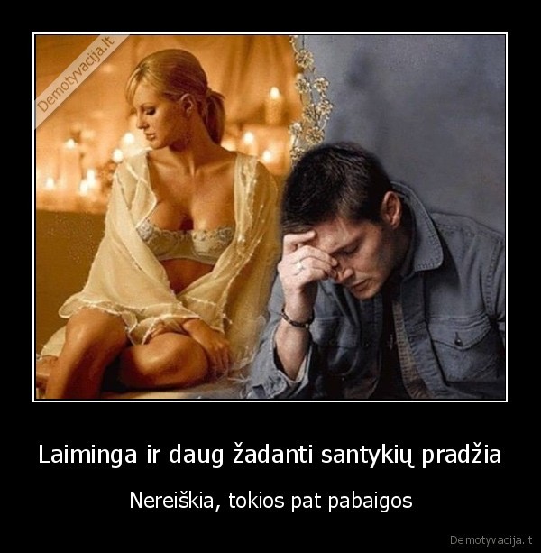 Laiminga ir daug žadanti santykių pradžia