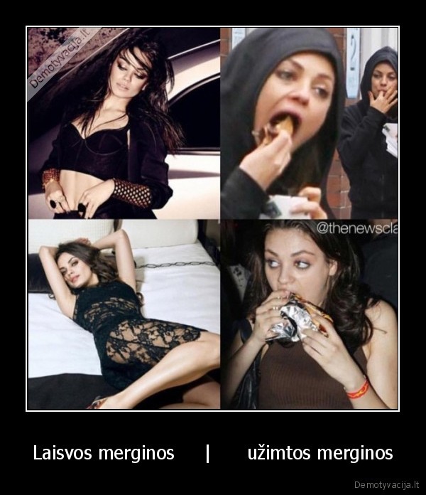 merginos,valgyti