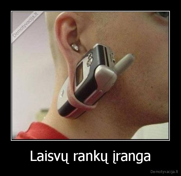 Laisvų rankų įranga