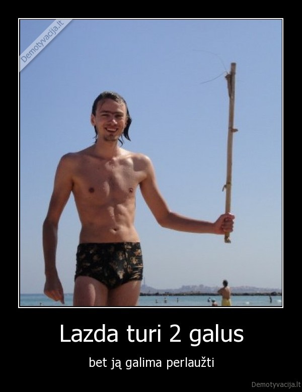 Lazda turi 2 galus