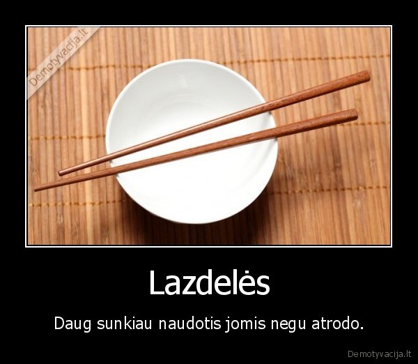 japonija, lazdeles