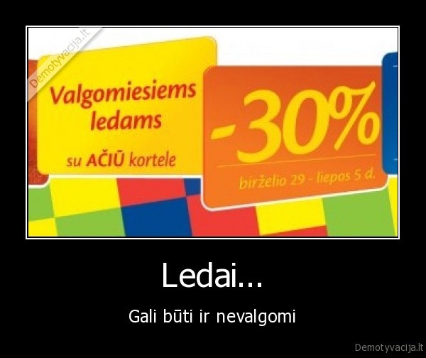 maistas,ledai