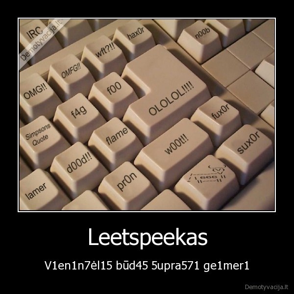 Leetspeekas