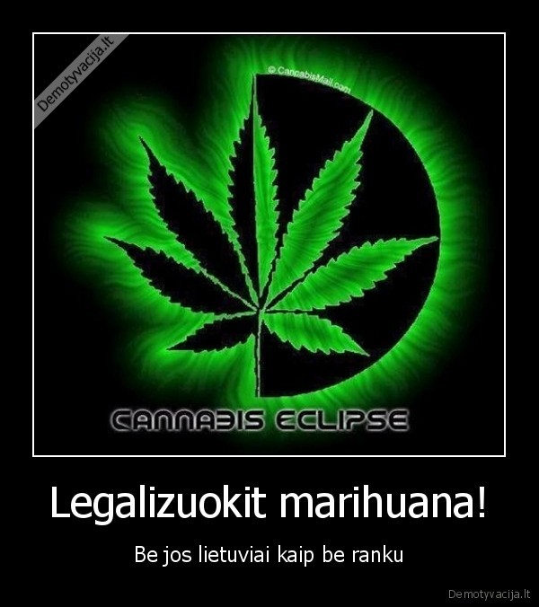 Legalizuokit marihuana!