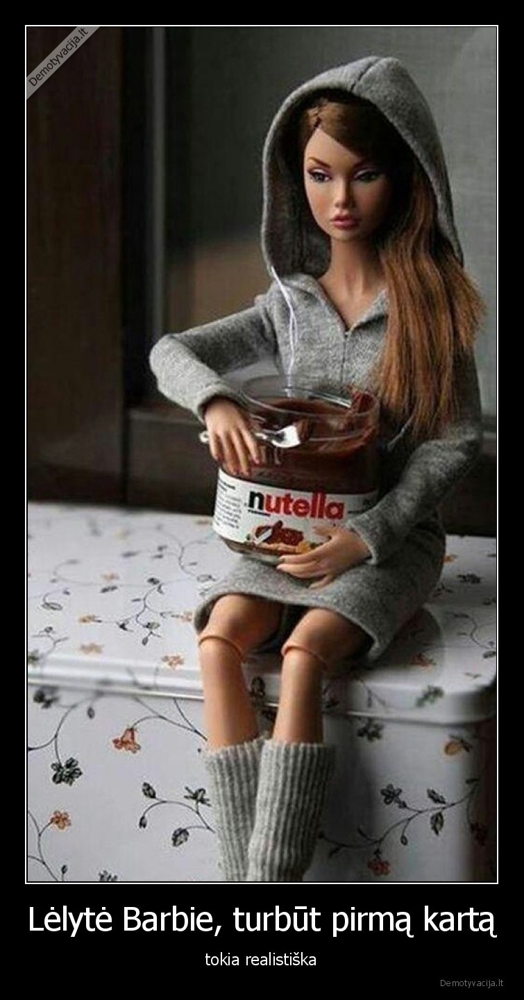 barbie,lele,realistiska,nutella