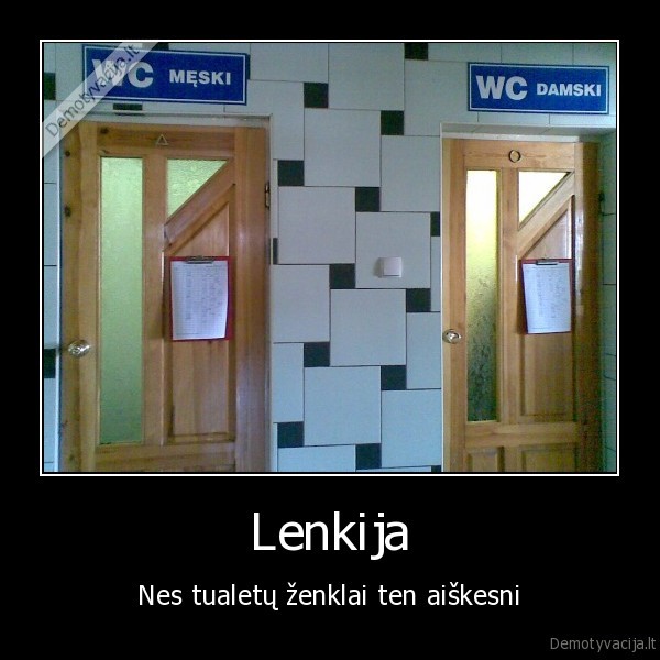 lenkija,tualetai,zenklai