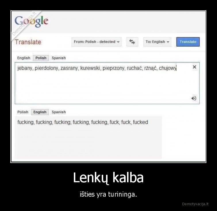 lenkai,kalba,kurwa
