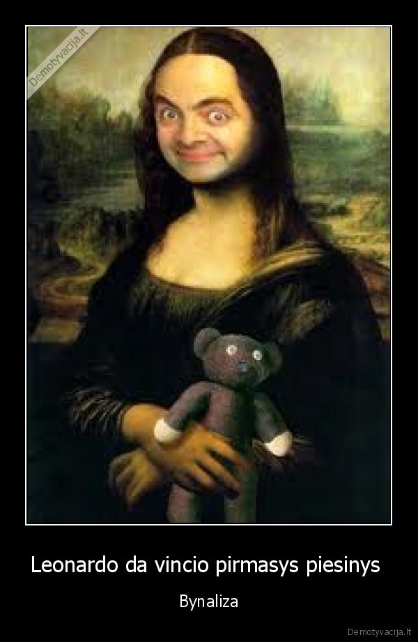 Leonardo da vincio pirmasys piesinys 