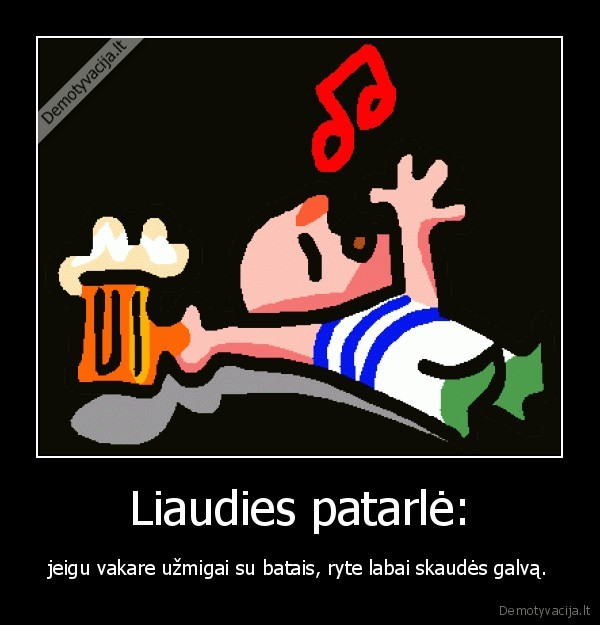 Liaudies patarlė:
