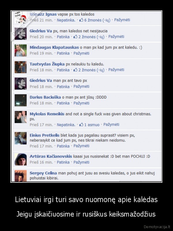 lietuva, kaledos, keiksmazodziai, pochui, lithuania, christmas, swearwords