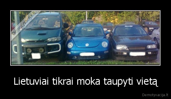 Lietuviai tikrai moka taupyti vietą