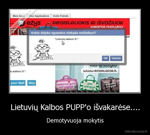 Lietuvių Kalbos PUPP'o išvakarėse....