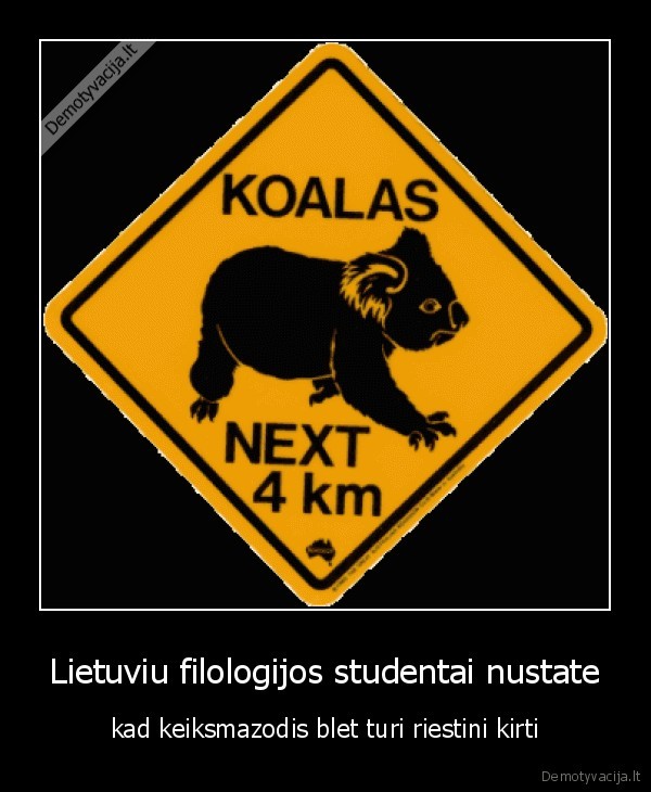 Lietuviu filologijos studentai nustate