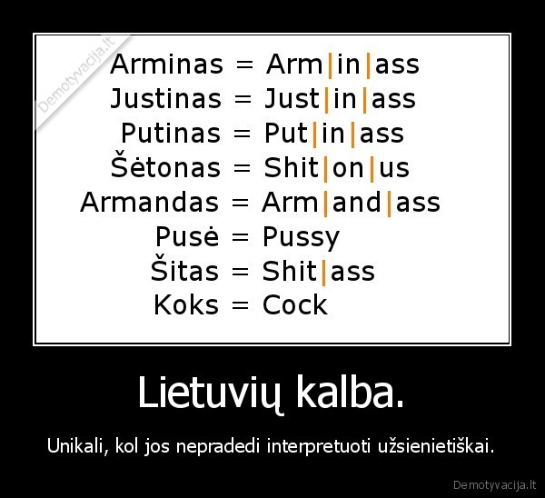 vainiaus, juokelis