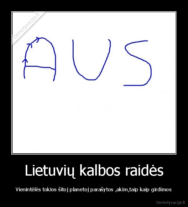 Lietuvių kalbos raidės