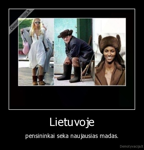 lietuva,lietuviai,pensininkai,mada