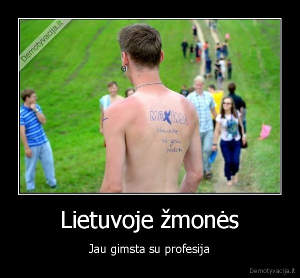 Lietuvoje žmonės