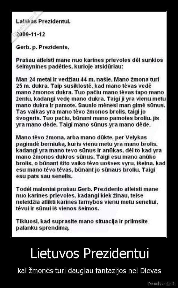 Lietuvos Prezidentui