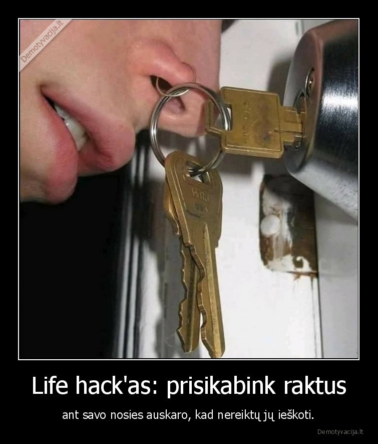 raktai,auskaras,nosis