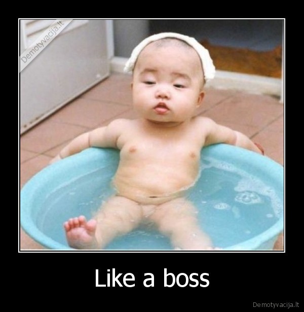 Like a boss