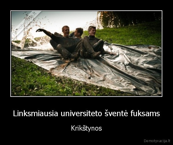 krikstynos,fuksai