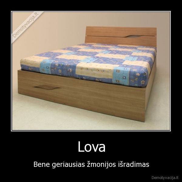 lova, miegas, sapnas, pufikas