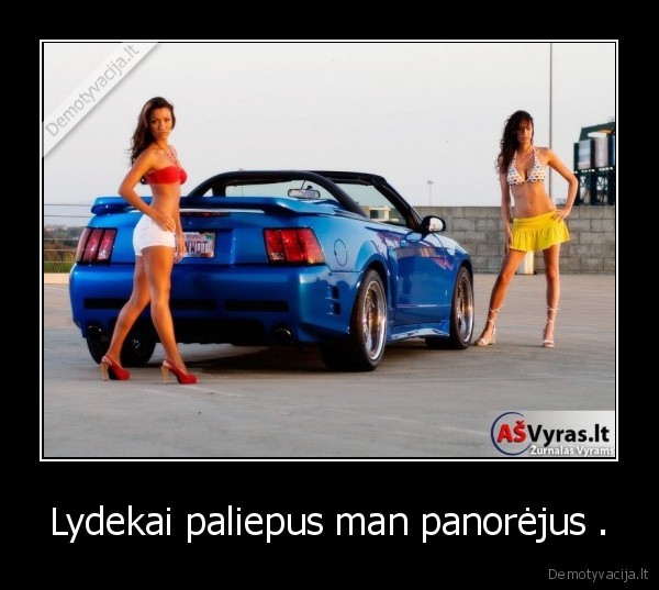 Lydekai paliepus man panorėjus .