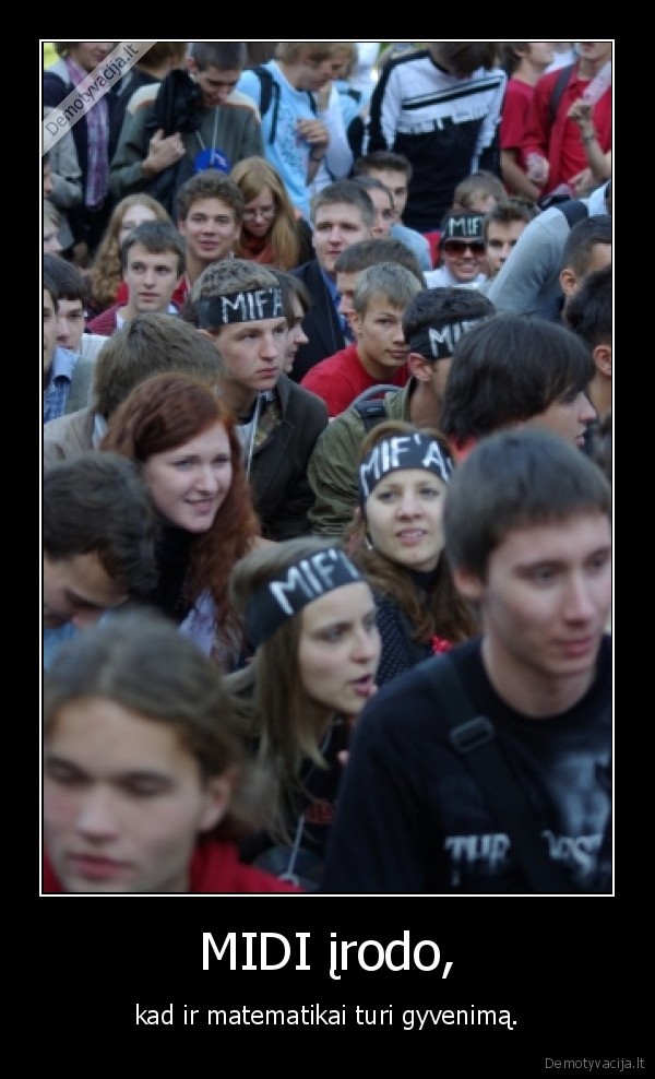 MIDI įrodo,