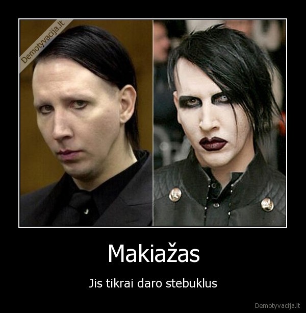 marilyn, manson,makiazas