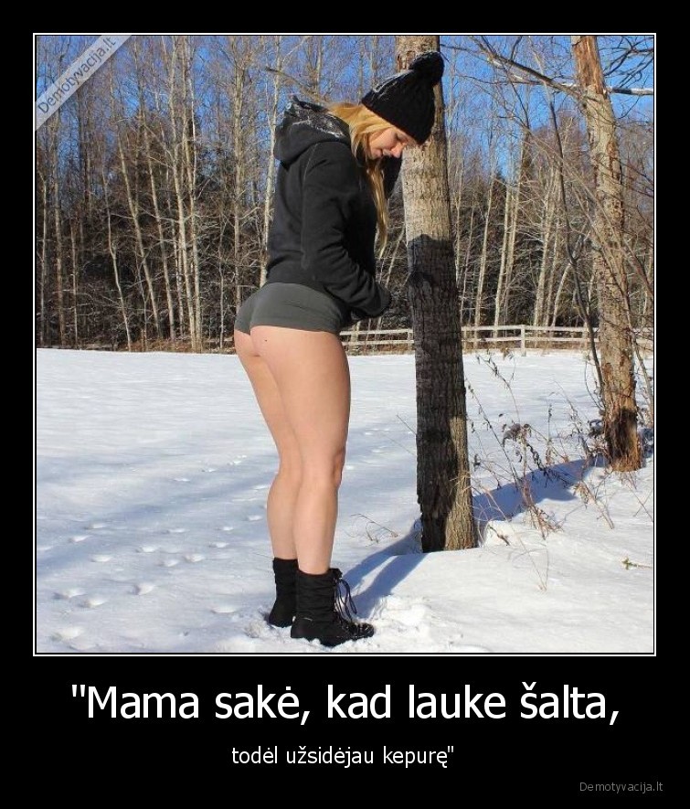 mergina,ziema,saltis,kepure