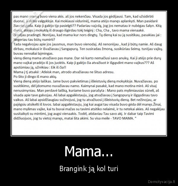 mama,pamoka,akys,prarasti,myleti,seima,singapuras