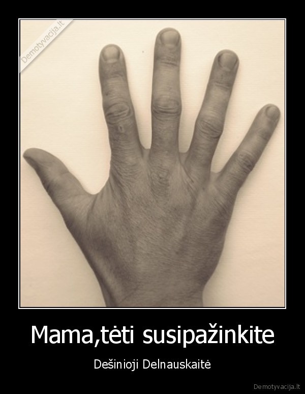 Mama,tėti susipažinkite