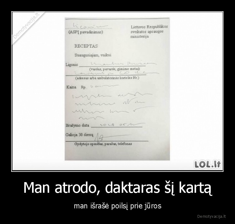 daktaras,rastas,poilsis,prie, juros,atostogos,liga,diagnoze
