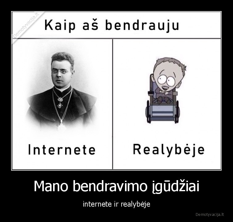 maironis,bendravimas,kalba