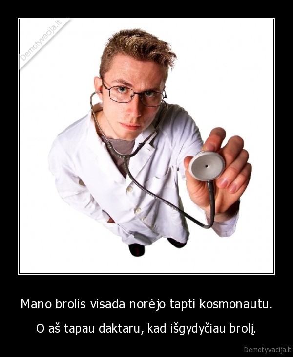 kosmonautas,daktaras