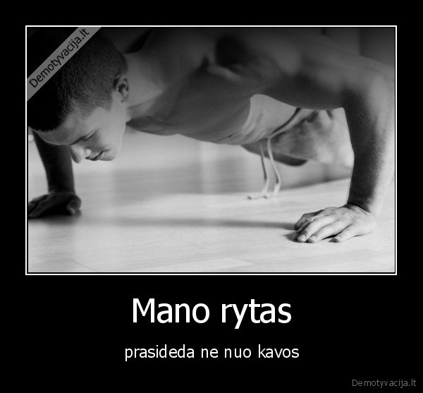 Mano rytas